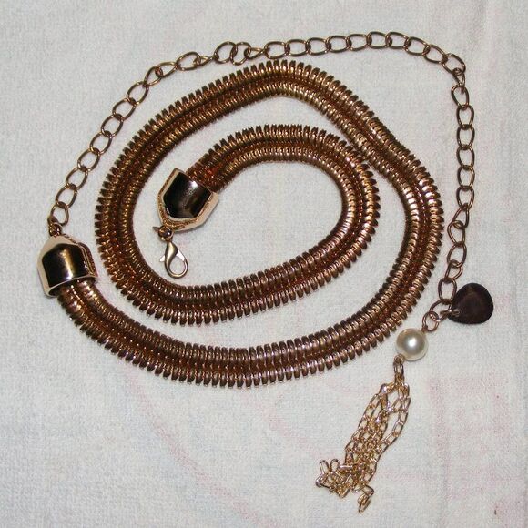 new MADRAG Romper, S, Bronze/Black mesh skirt, Sleeveless, Shorts, Metal Belt - Picture 6 of 14